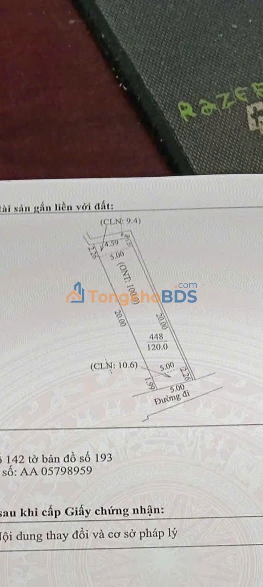 Đất Ngọc Sơn, Hiệp Hòa 120m² Sổ Đỏ - Vị Trí Vàng