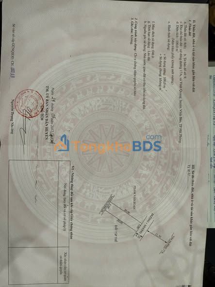 Đất nền Vĩnh Hưng QL37 100m² giá 3 tỷ - Sổ đỏ chính chủ