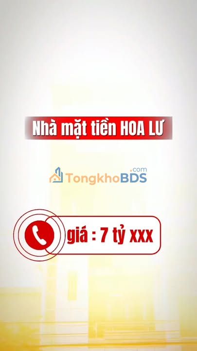 Nhà mặt tiền Hoa Lư Thị xã Hoài Nhơn 80m² 7 tỷ - Mặt tiền kinh doanh đắt giá