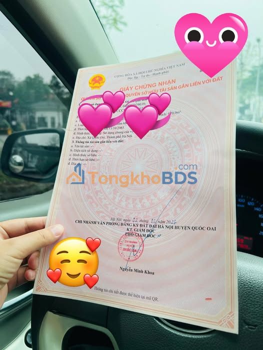 Đất nền Sài Sơn Quốc Oai 144m² thỏa thuận - Sổ đỏ chính chủ