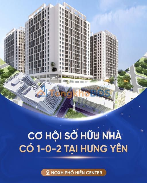 Căn hộ Phố Hiến Center Hiến Nam 63m² - Bàn giao ngay