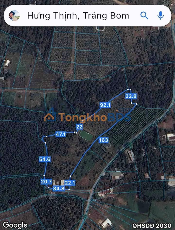 Đất vườn Tân Hưng Bàu Bàng 2880m² 4 tỷ - Đầu tư dài hạn