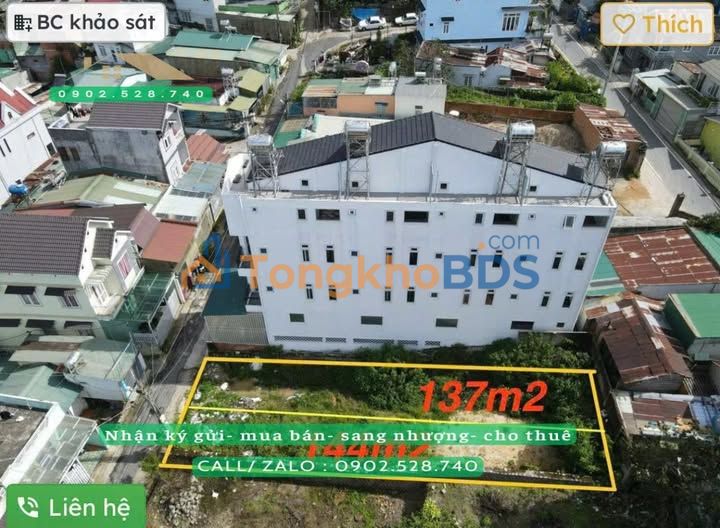 Đất nền Ngô Thì Nhậm Đà Lạt 144m² giá 7 tỷ - Sổ đỏ chính chủ