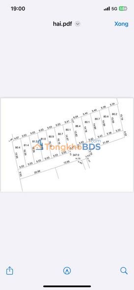 Đất Xuân Mai - Chương Mỹ 1313m²: Chia 12 Lô, Giá F0 Chỉ 11 Triệu/m²