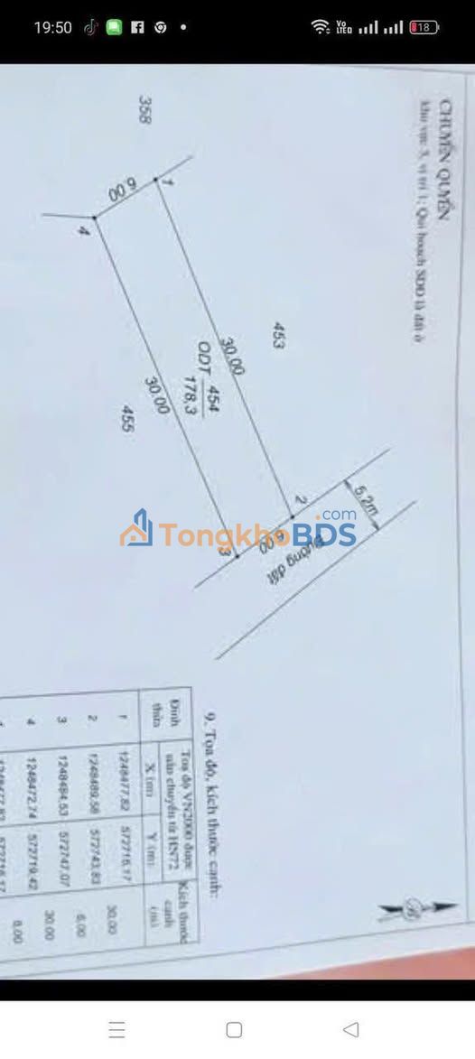 Đất nền Trường Hòa 180m² 410 triệu - Sổ đỏ chính chủ