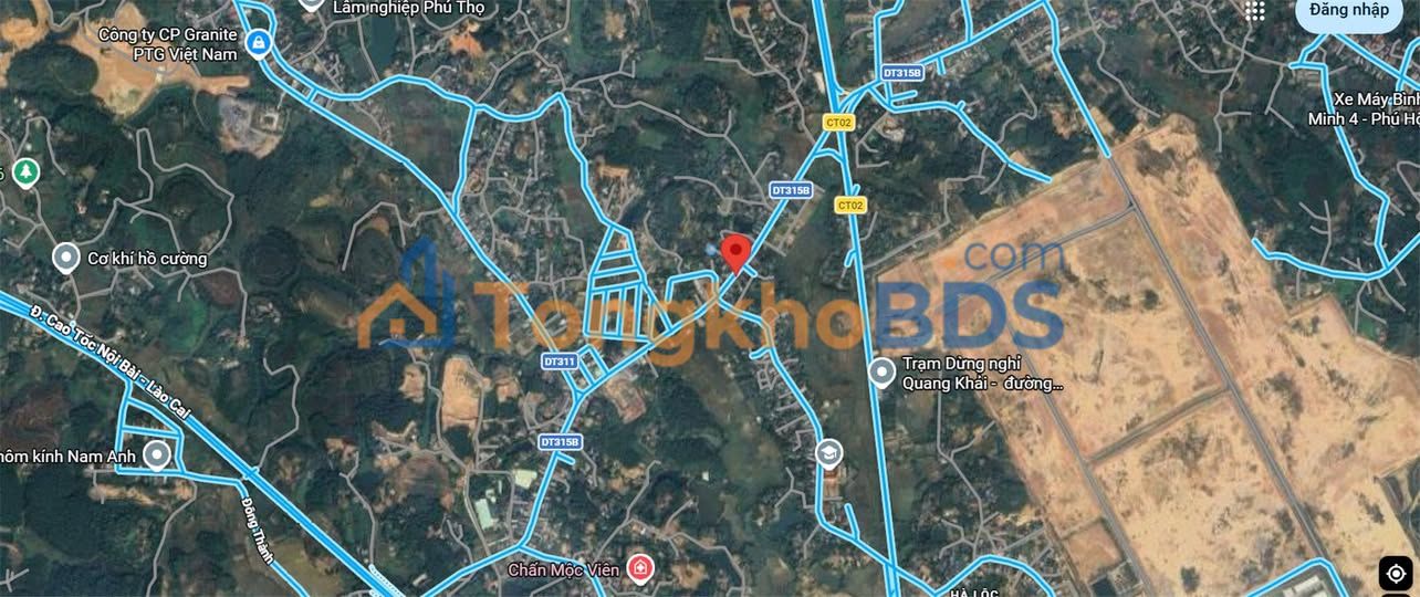 Đất nền ĐT 315 Việt Trì 100m² 2,6 tỷ - Sổ đỏ chính chủ