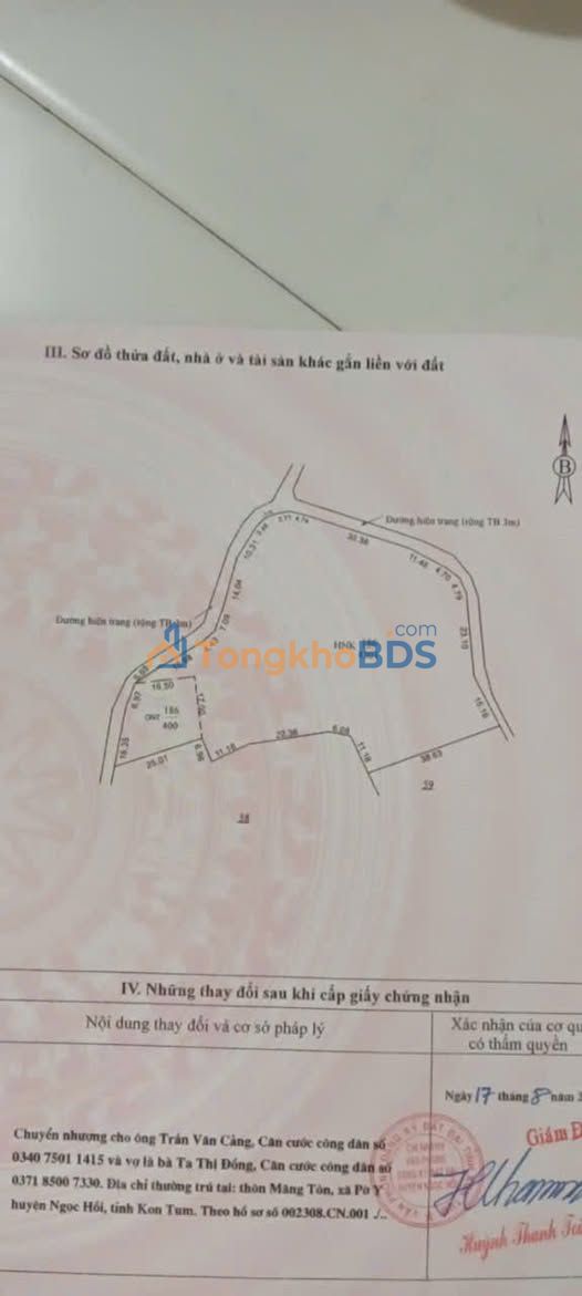 Đất nền Thôn Đắc Răng Bờ Y 4.700m² - Đầu tư dài hạn