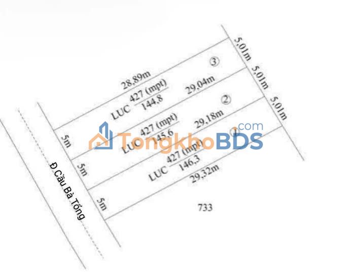 Đất nền Long An Tân Trụ 145m² 475 triệu - Đường to ô tô