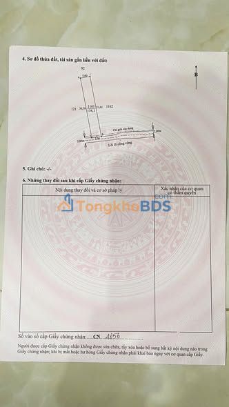 Đất Long Sơn Cần Đước 154m2 690 triệu - Sổ hồng sẵn