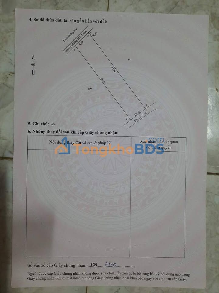 Đất nền Giồng Me 500m2 giá 420 triệu - Sổ đỏ chính chủ