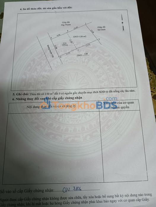 Đất Vạn Xuân Tam Nông 275m² giá thương lượng - Sổ đỏ chính chủ