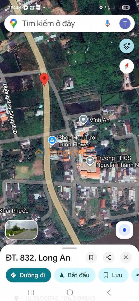 Đất Tỉnh lộ 832 Lạc Tấn 300m² 3,5 tỷ - Sổ đỏ chính chủ