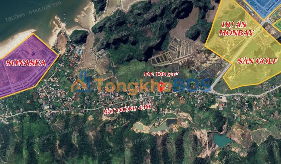 Đất Thôn 4 Vân Đồn 109m² giá thỏa thuận - Đường to ô tô