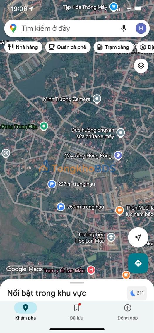 Bán Đất Vườn 227m² Mặt Tiền 8.2m Đường Trung Hậu, Bắc Giang - Giá Tốt