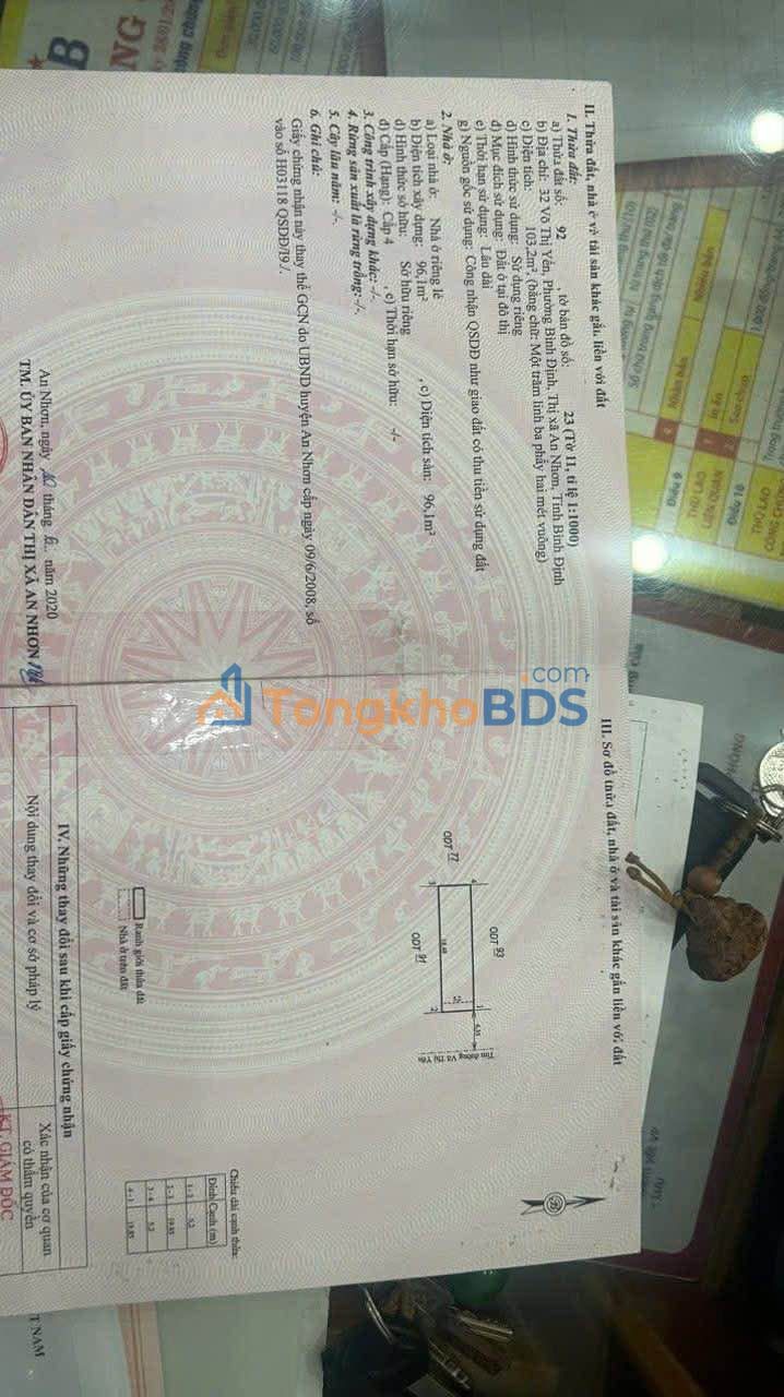 Nhà cấp 4 Tuy Phước 103m² 2 tỷ – Chính chủ bán gấp