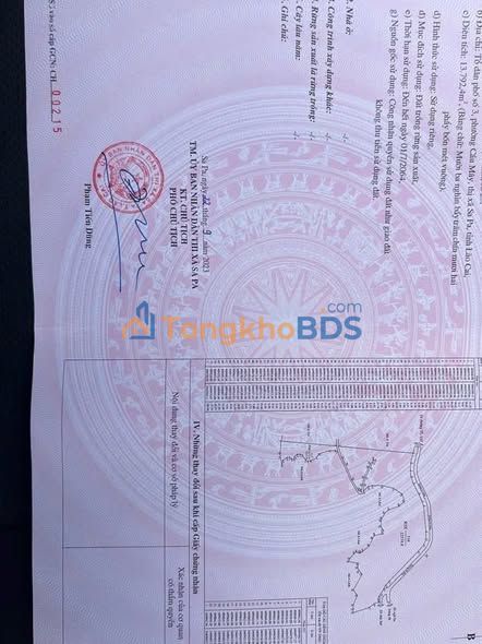 Đất Vàng Lào Cai 1.3 Ha Mặt Đường - Gần Dù Lượn, Trekking Sapa - Giá Đầu Tư 2.2 Tr/m²