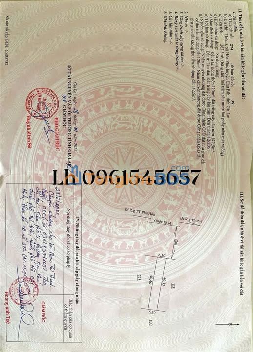 Đất nền QL14A Chư Sê 266m² giá 900 triệu - Tiềm năng tăng giá