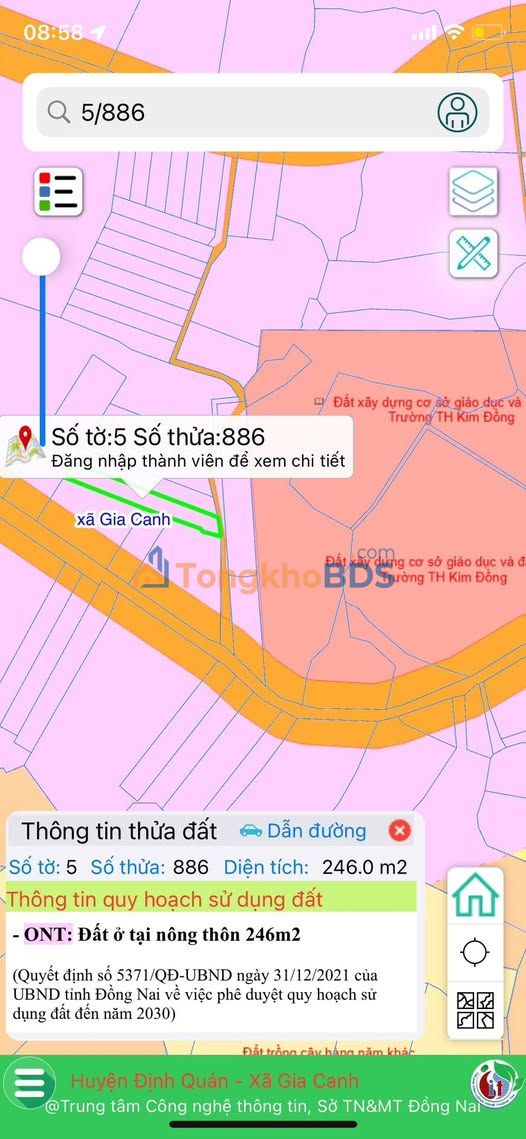 Đất nền Gia Canh Định Quán 246m² - Tiềm năng tăng giá