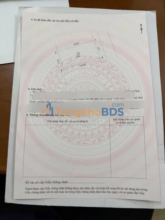 Đất nền Hòa Lạc ĐHQG 200m² - Sổ đỏ chính chủ