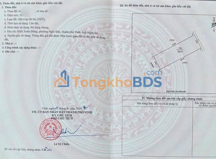 Đất nền Nghi Đức, Vinh 200m² - Sổ đỏ chính chủ, giá thỏa thuận