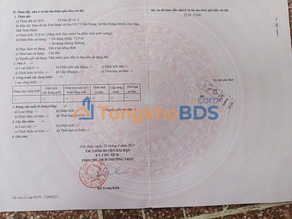Đất Vàng Hải Hậu 974m² - Sổ Đỏ Chính Chủ, Mặt Tiền Đắc Địa
