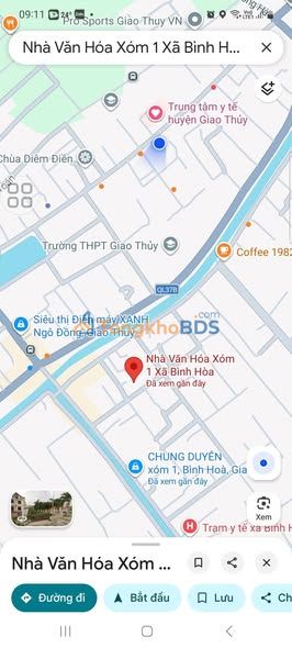 Đất Xóm 1 Bình Hòa Giao Thủy 252m² thỏa thuận - Đường to ô tô