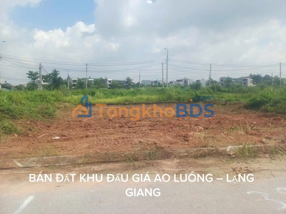 Đất Nền Bắc Giang 117m² - Sổ Đỏ Ao Luông, View Sông Thoáng Mát