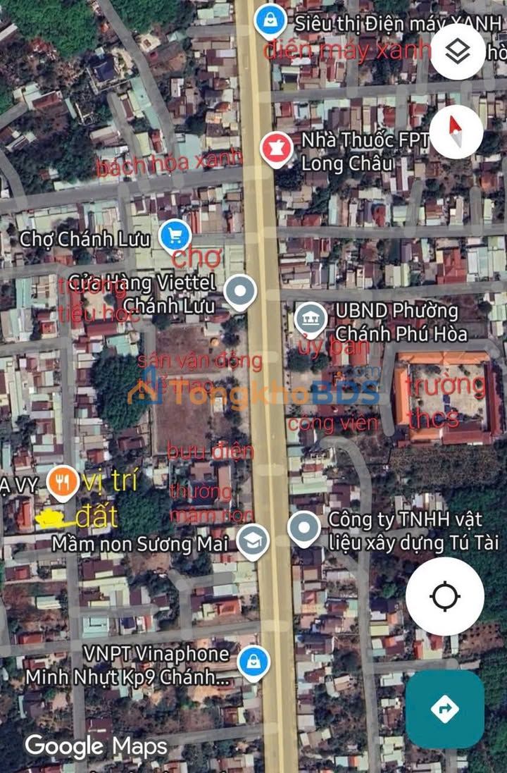 Đất nền Bến Cát 109m² giá 1.5 tỷ - Xây dựng tự do