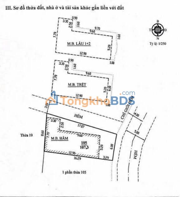 Nhà riêng Phường 3 Đà Lạt 107m² 9.8 tỷ - Chính chủ bán