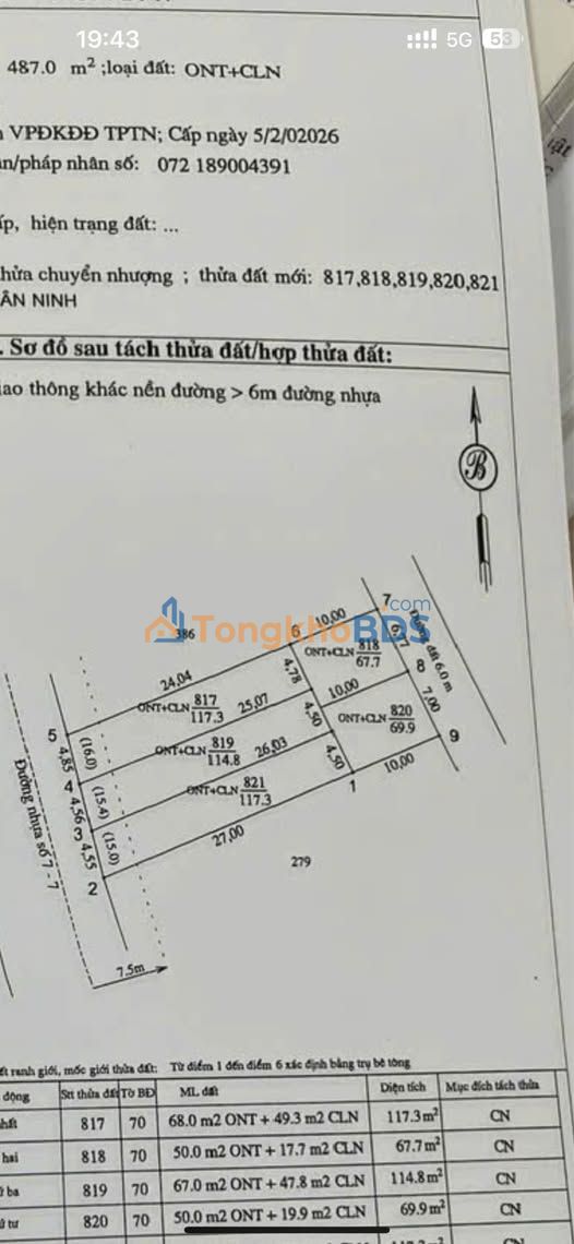 Đất Dương Minh Châu 50m² 399 triệu - Giá tốt
