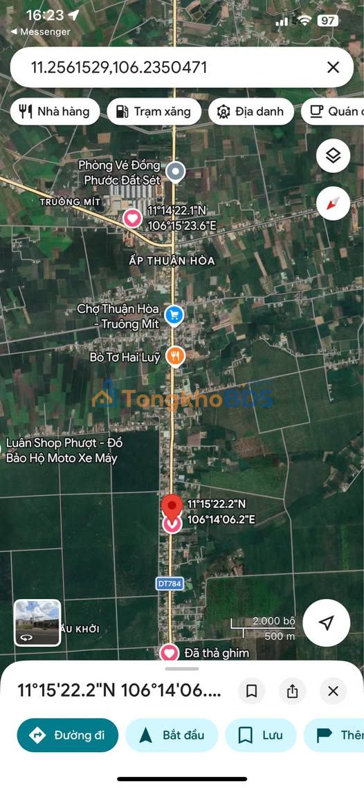 Đất nền DT784 Cầu Khởi 192m² 1.8 tỷ - Sổ đỏ chính chủ