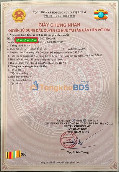 Đất nền Hoàng Văn Thụ 592m² 5,3 tỷ - Pháp lý rõ ràng