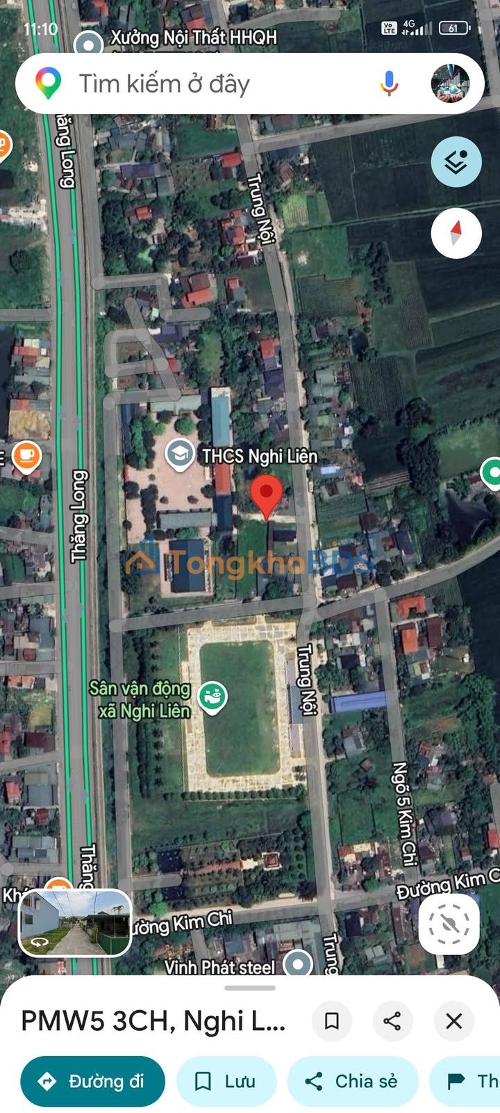 Đất nền Nghi Liên Vinh 121m² 2.5 tỷ - Đường to ô tô