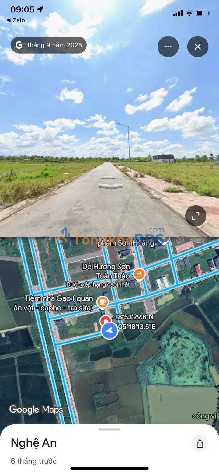 Đất nền Khu Vườn Xanh 2 Vinh 140m² 2.4 tỷ - Sổ đỏ chính chủ