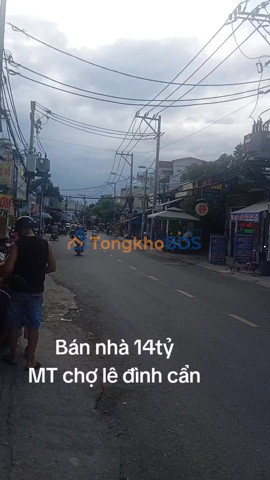 Nhà Mặt Tiền Chợ Lê Đình Cẩn Bình Tân 110m² - Kinh Doanh Đắc Lợi