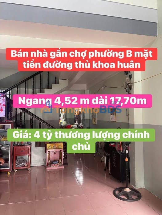 Nhà mặt tiền Thủ Khoa Huân 81m² - Mặt tiền kinh doanh
