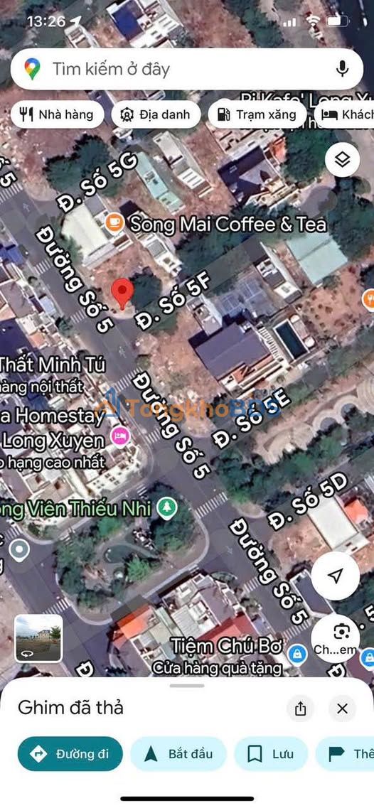 Đất nền Long Xuyên 168m² giá 6 tỷ - Xây dựng tự do