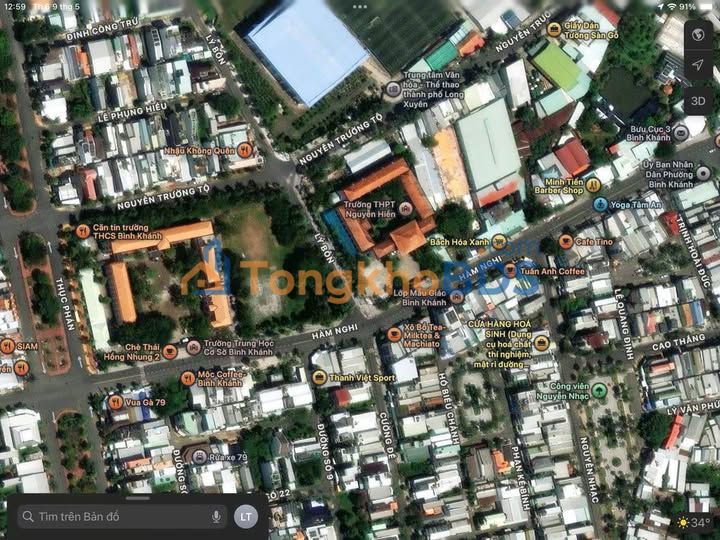 Nhà Góc Mặt Tiền Hàm Nghi, Long Xuyên - 102m² Kinh Doanh Đắc Địa