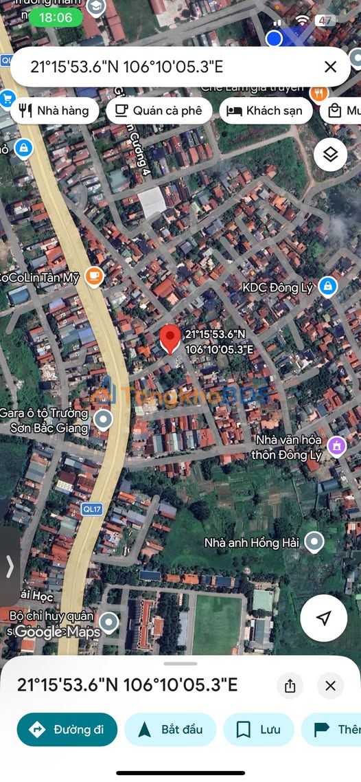 Đất Tân Mỹ Bắc Giang 102m² giá 2xx triệu - Đường to ô tô