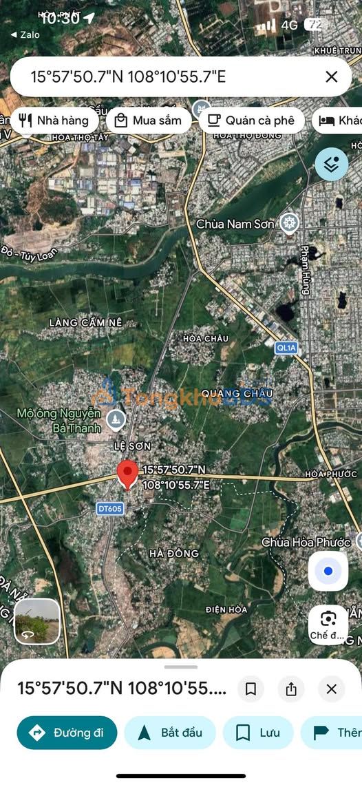 Đất nền 200m² sát Vành đai Lệ Sơn 1, Đà Nẵng - Giá đầu tư 2.4 tỷ