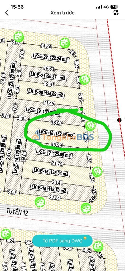 Đất nền Hải Ninh Nghi Sơn 138m² - Hướng Đông, Giá 2 Tỷ - Sẵn Sổ