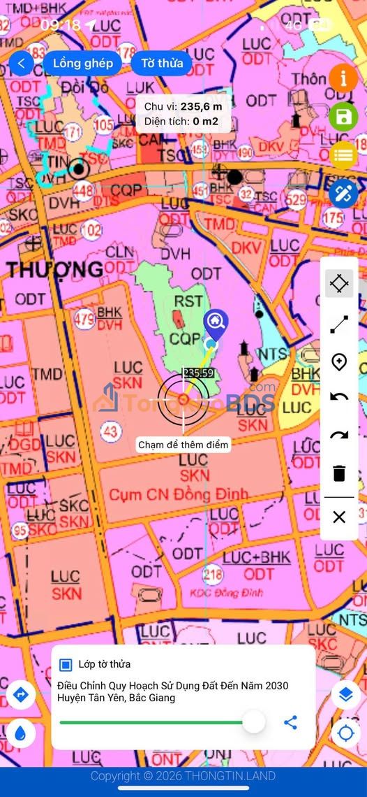 Đất nền Cao Thượng 101m² 700-899 triệu - Giá F0 CĐT