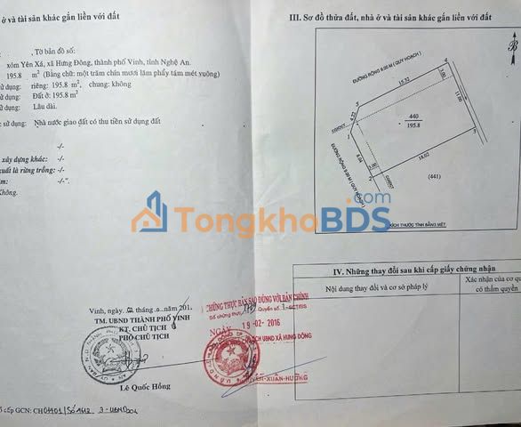 Đất Phường Hưng Đông Vinh 196m² 8 tỷ - Sổ đỏ xây tự do