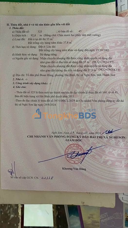 Đất nền Đoan Hùng – Hải Bình 94m² giá 5xx triệu - Sổ đỏ sẵn, xây tự do