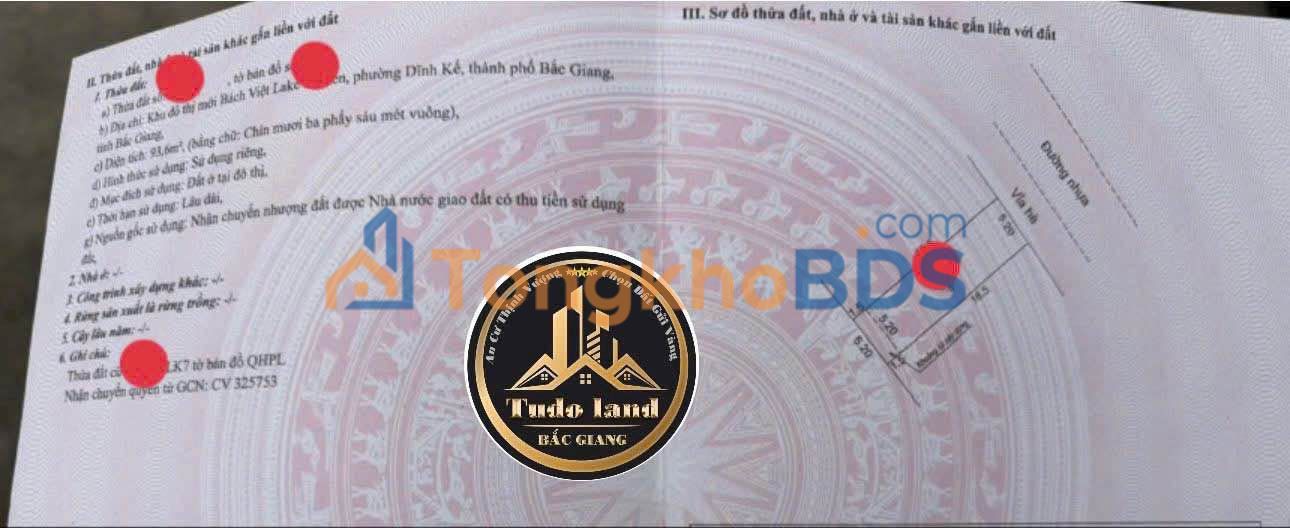 Căn hộ Bách Việt Lake Garden Bắc Giang 94m² 9 tỷ - View đẹp