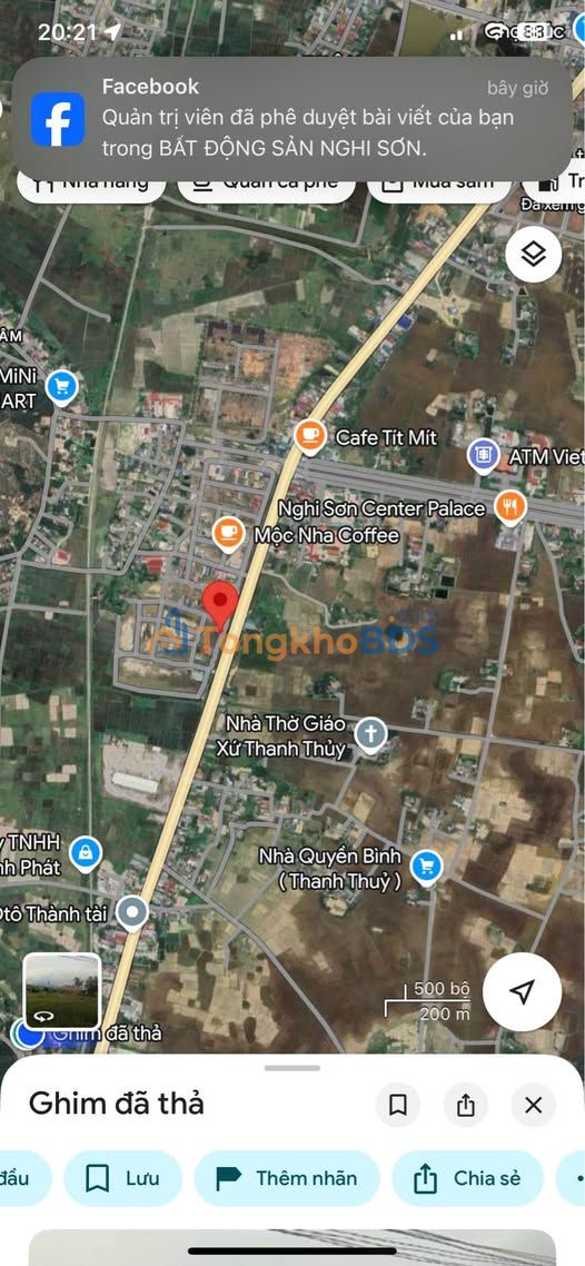 Đất nền Quốc lộ 1A Nghi Sơn 80m² 1.1 tỷ - Sổ đỏ chính chủ