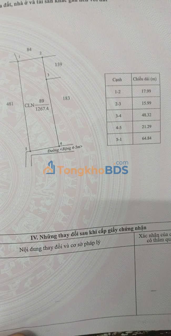 Đất nền Krông Bông 1344m² 2.25 tỷ - Đường ô tô lớn