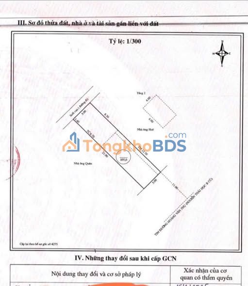 Nhà cấp 4 Hoàng Văn Thụ 120m² 8.5 tỷ - Ô tô vào nhà