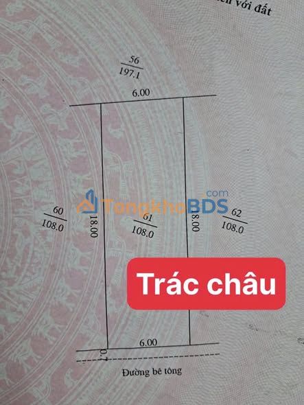 Đất nền Thượng Lý Hồng Bàng 108m² 1 tỷ - Sổ đỏ chính chủ
