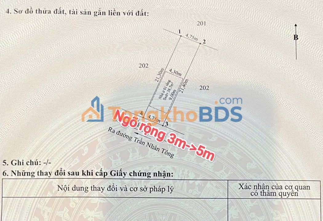 Đất Kiến An Trần Nhân Tông 101m² 3 tỷ - Sổ đỏ